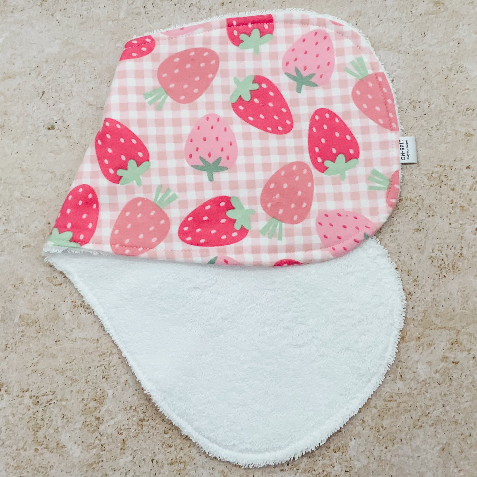 Soft Berrylicious Burp Cloths