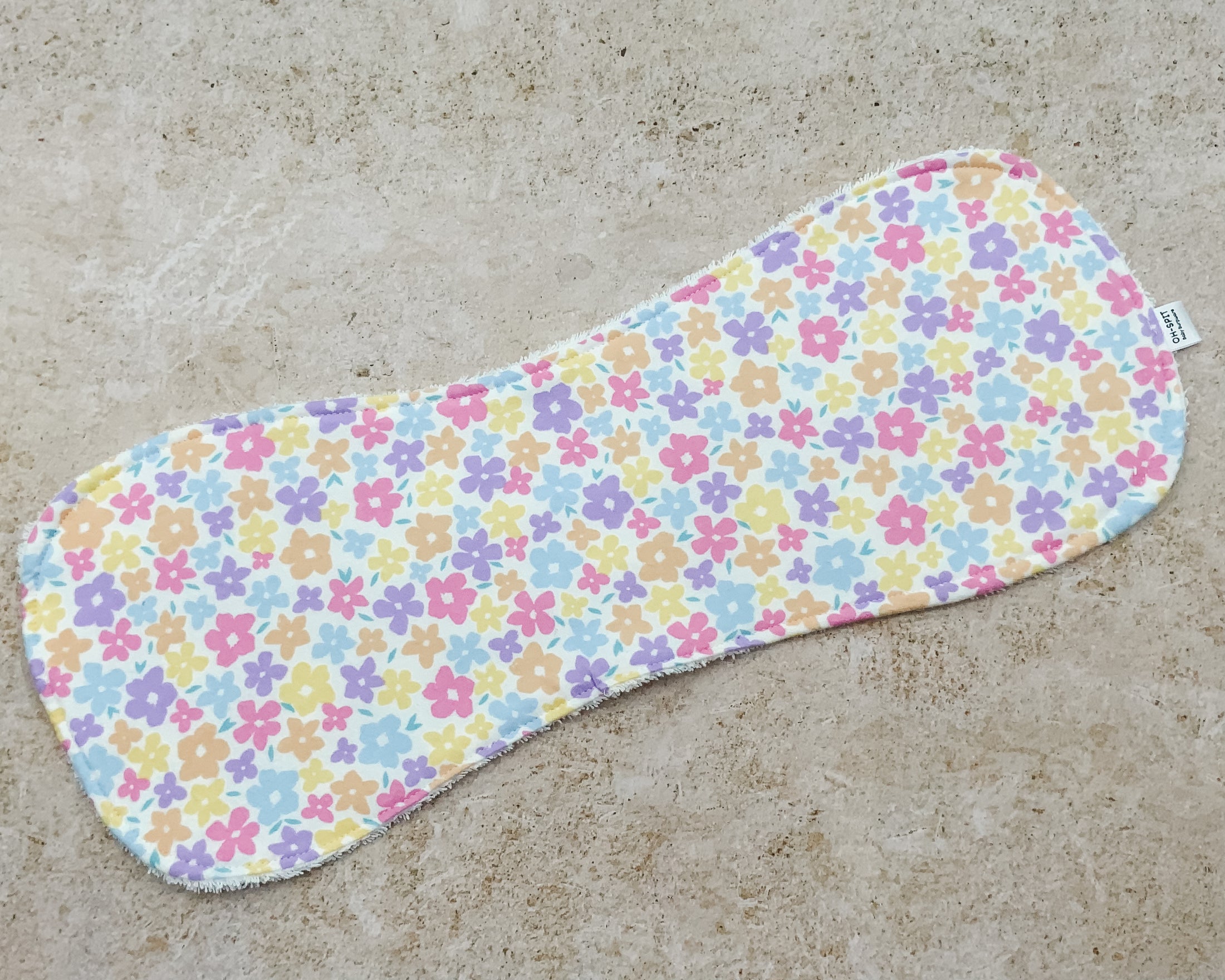 Soft Flowery Burp Cloths