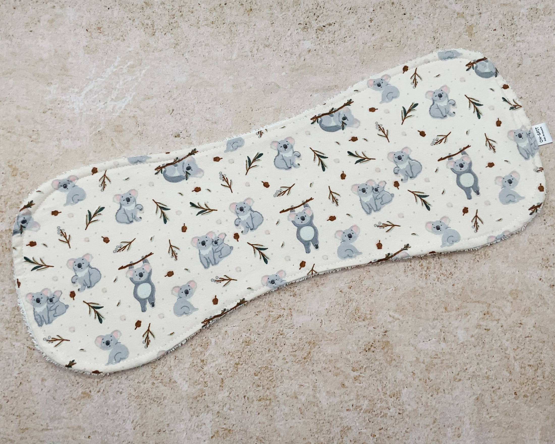 Soft Koala Cuddles Burp Cloths