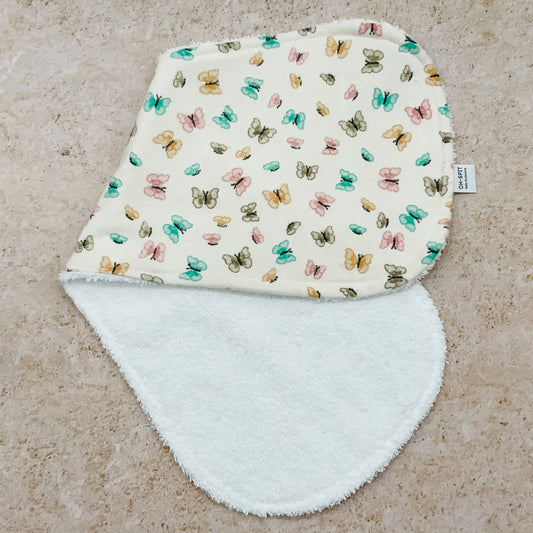 Soft Butterfly Kisses Burp Cloths