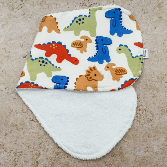 Soft Dinosaur Buddies Burp Cloths
