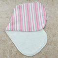 Load image into Gallery viewer, Soft Pink Stripes Burp Cloths
