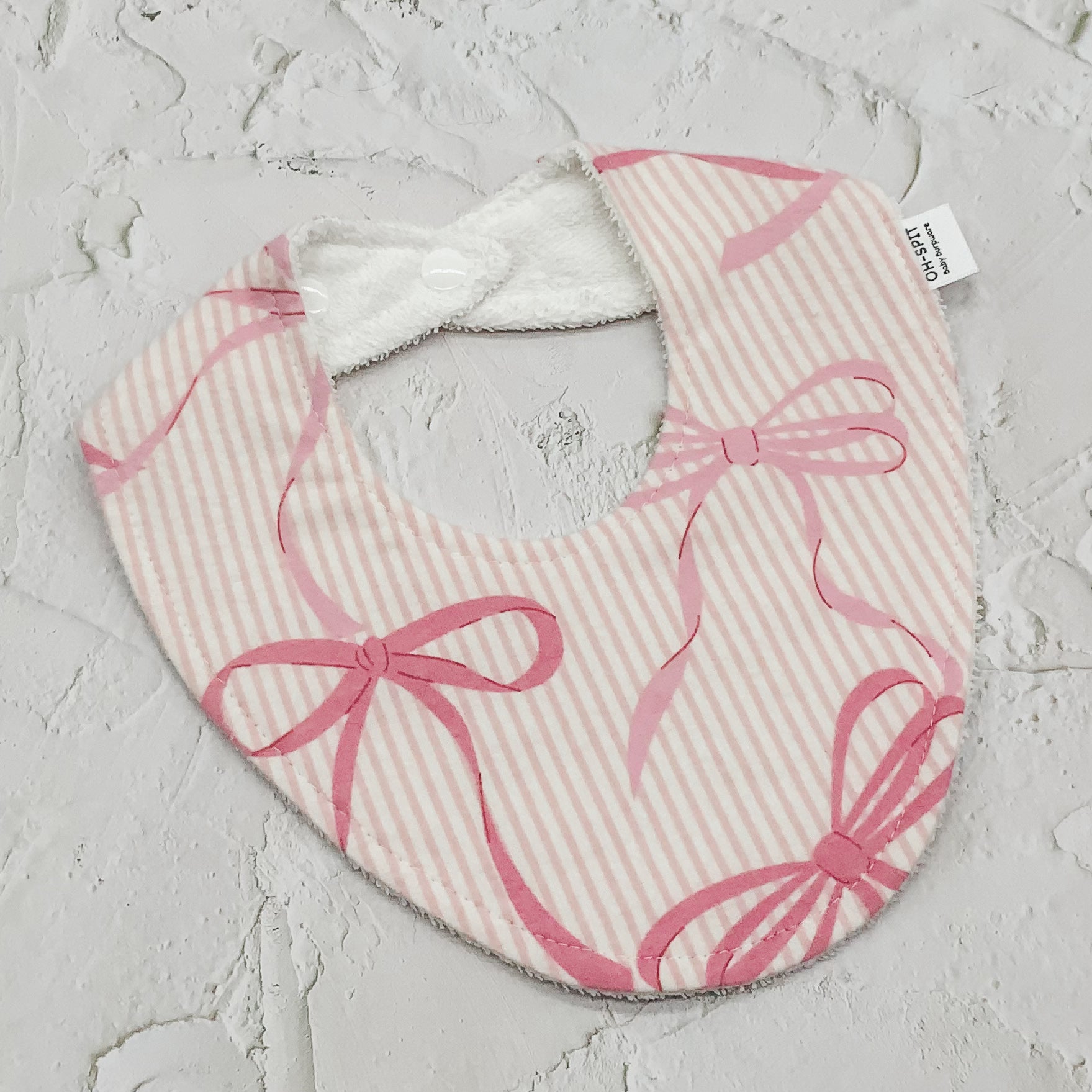 Soft Ballerina Bows Signature Bib