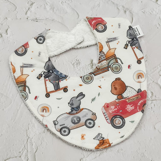 Soft Beep Beep Signature Bib