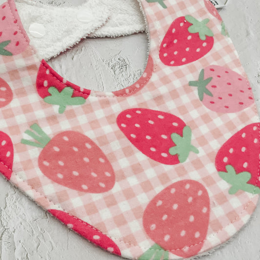Soft Berrylicious Signature Bib
