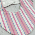 Load image into Gallery viewer, Soft Pink Stripes Signature Bib

