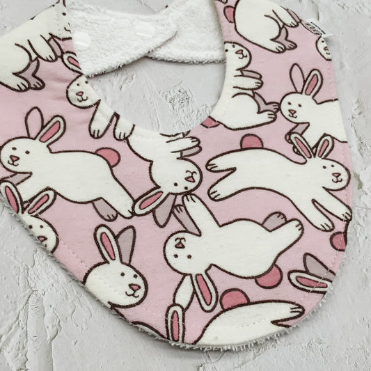Soft Bouncing Bunnies Signature Bib