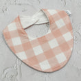 Load image into Gallery viewer, Blush Pink Gingham Signature Bib
