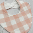 Load image into Gallery viewer, Blush Pink Gingham Signature Bib
