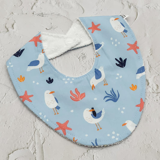 Sandy Sea Gull Signature Bib