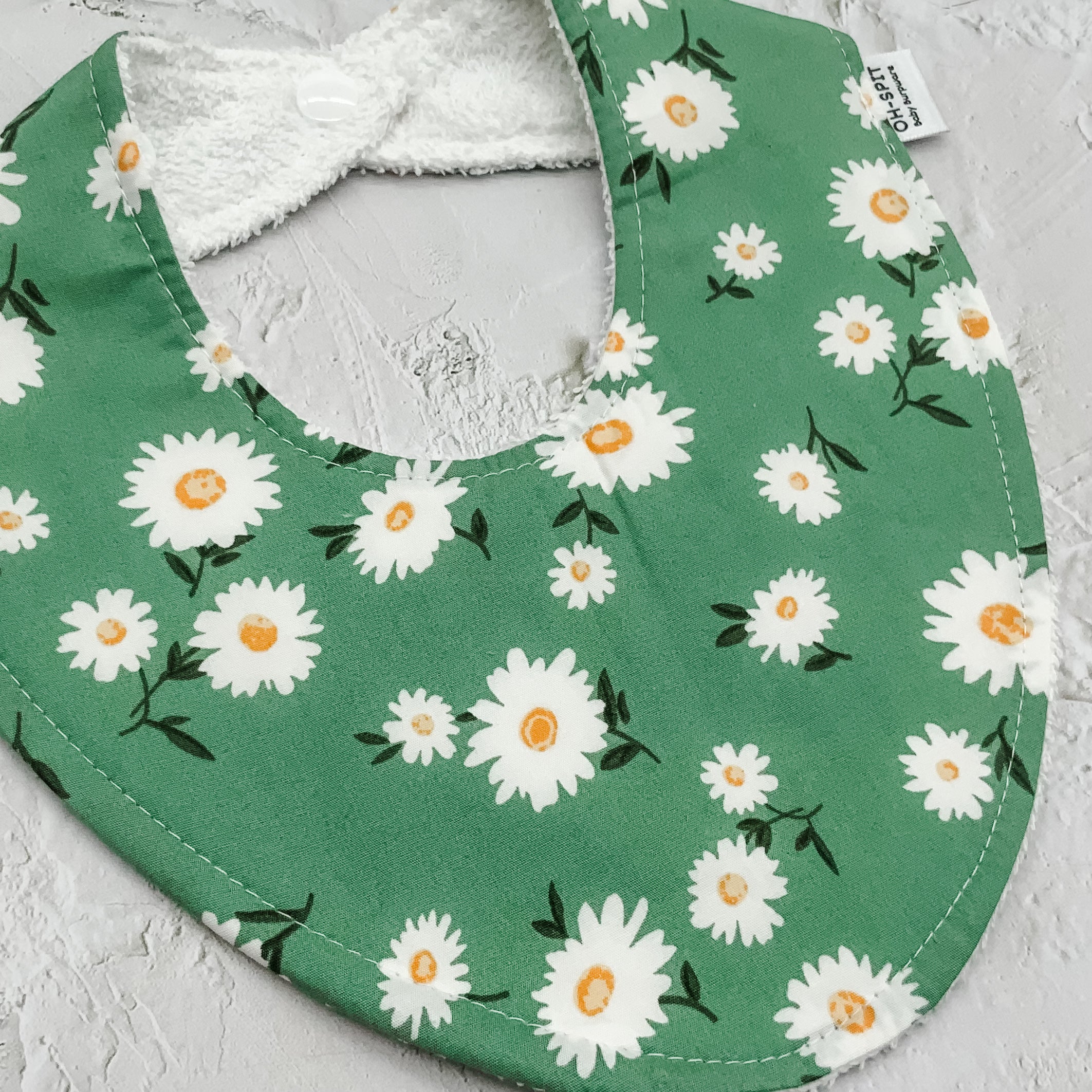 Sage Daisies Signature Bib