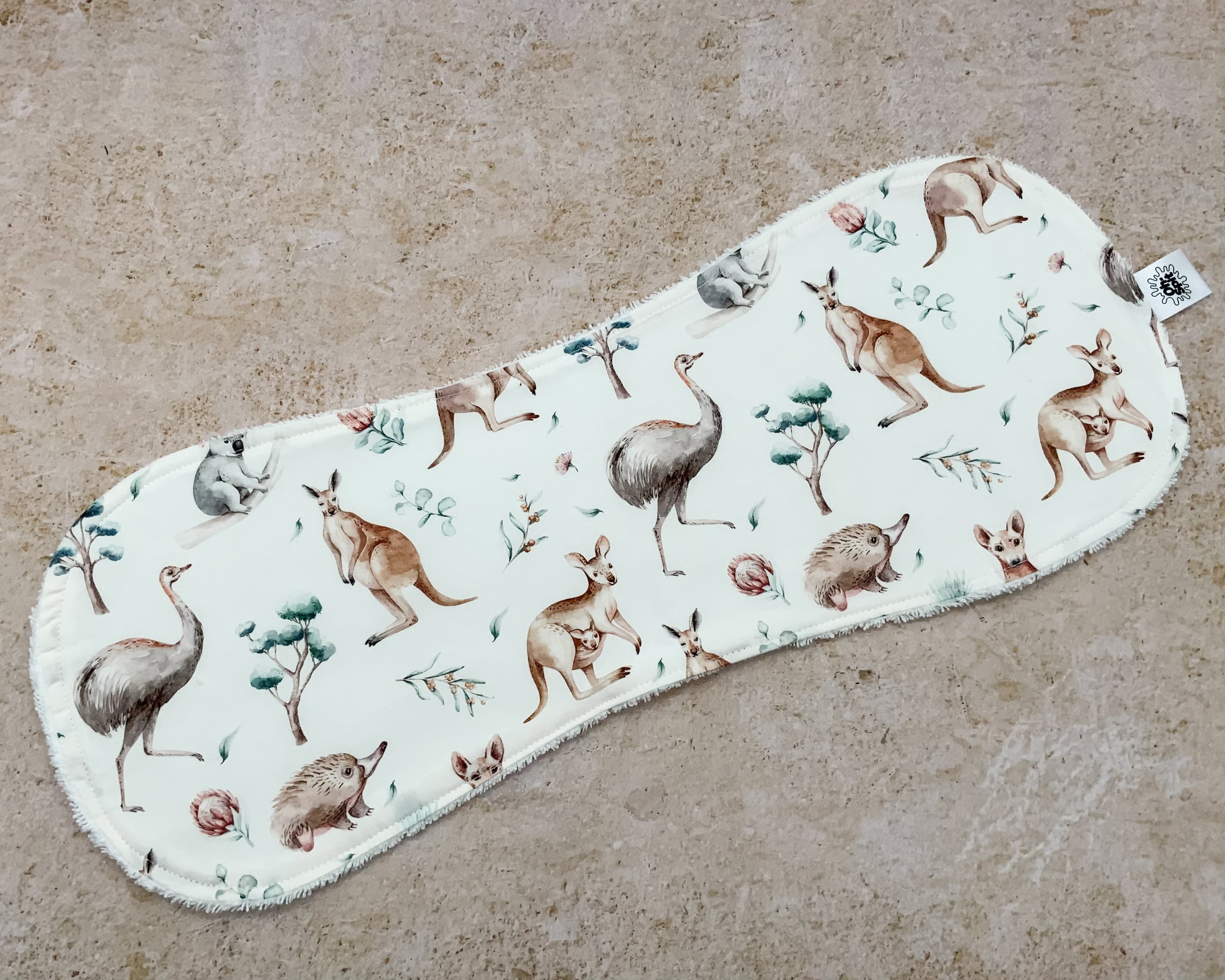 Australian Animals Burp Cloths