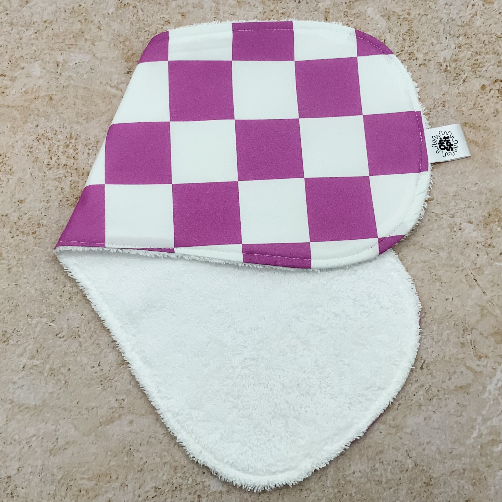 Baby Gift Set - Paddy Purple Checkerboard