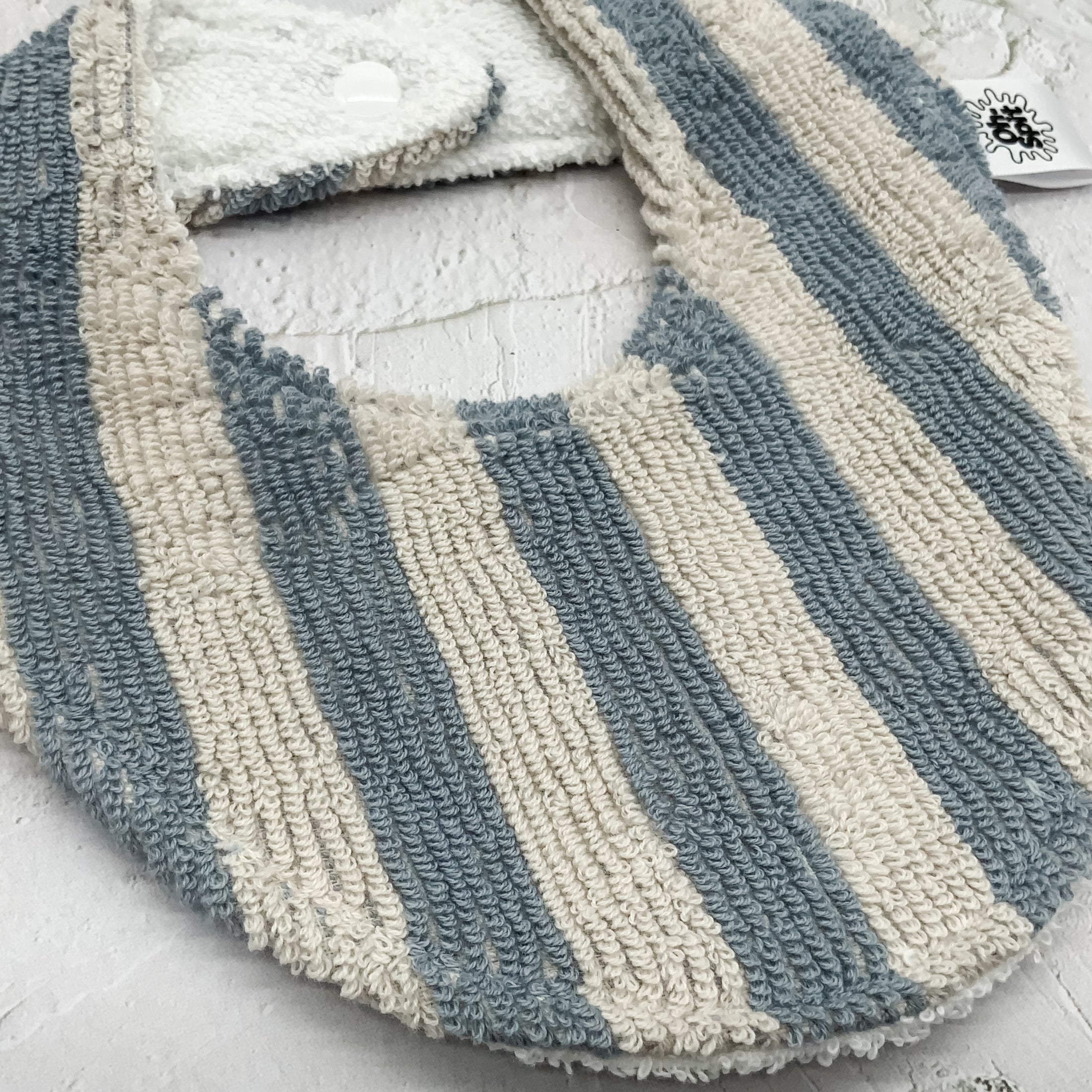 Lakeside Stripes Beach Towel Bib