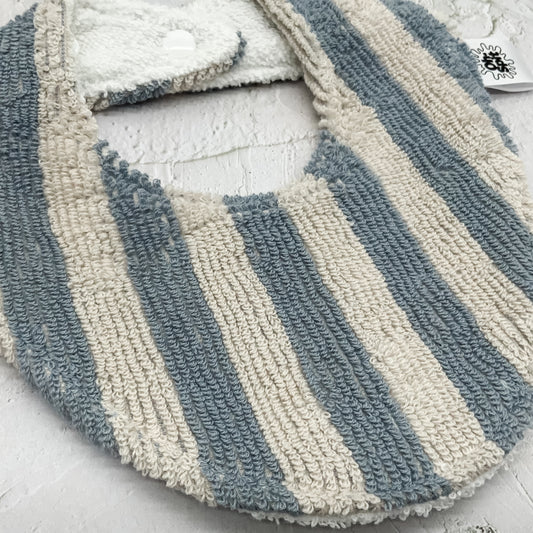 Lakeside Stripes Beach Towel Bib