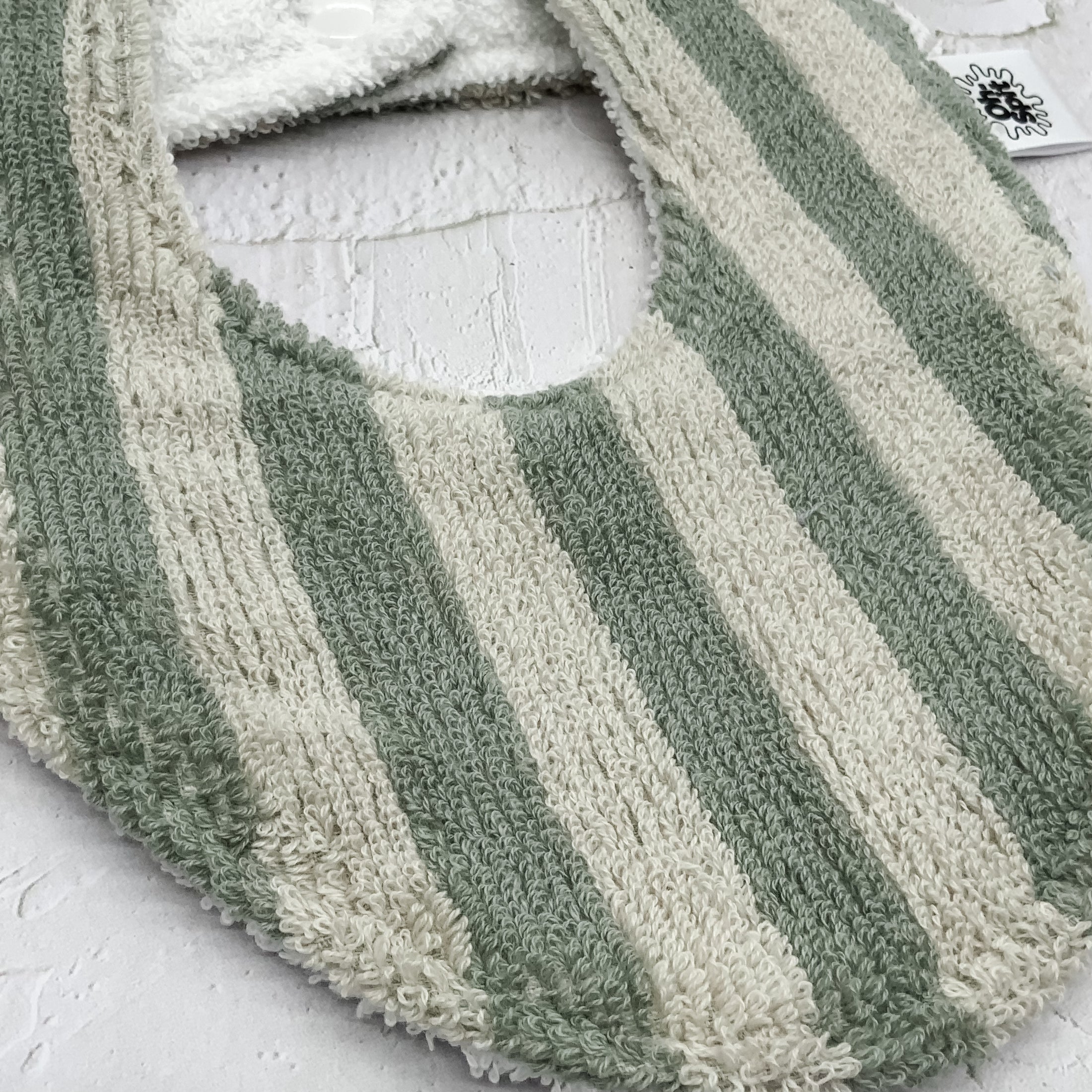 Gum Tree Stripes Beach Towel Bib