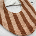 Load image into Gallery viewer, Caramel Stripes Beach Towel Bib
