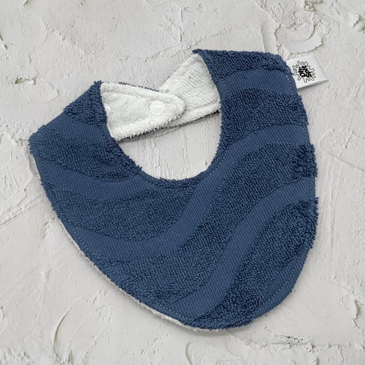 Deep Waves Beach Towel Bib