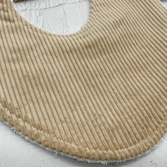 Sand Corduroy Signature Bib