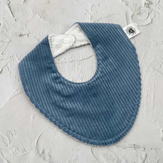 Ocean Corduroy Signature Bib