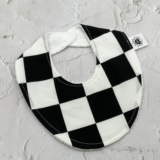 Ibis Black Checkerboard Bib