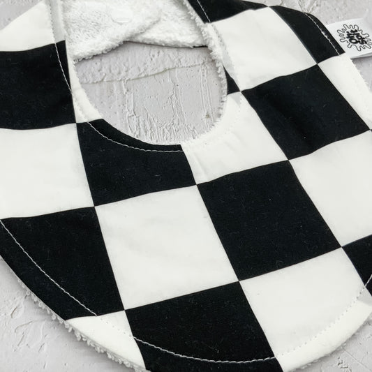 Ibis Black Checkerboard Bib