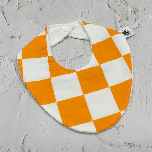 Baby Gift Set - Mandarin Orange Checkerboard