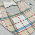 Load image into Gallery viewer, Pink & Beige Flannel Signature Bib
