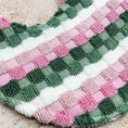 Load image into Gallery viewer, Pink & Green Popcorn Beach Towel Bib
