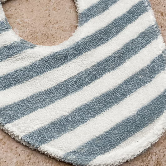 Ocean Tide Stripes Beach Towel Bib