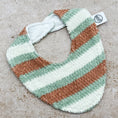 Load image into Gallery viewer, Terracotta Stripes Beach Towel Bib
