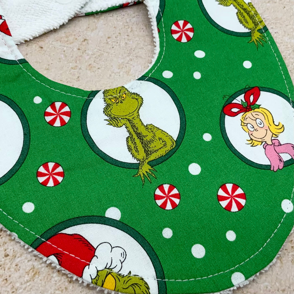 You're A Mean One Christmas Signature Bib