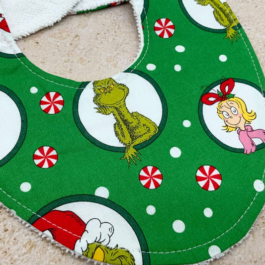 You're A Mean One Christmas Signature Bib