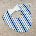 Load image into Gallery viewer, Soft Blue Stripe Signature Bib
