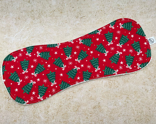 Deck The Halls Christmas Burp Cloths