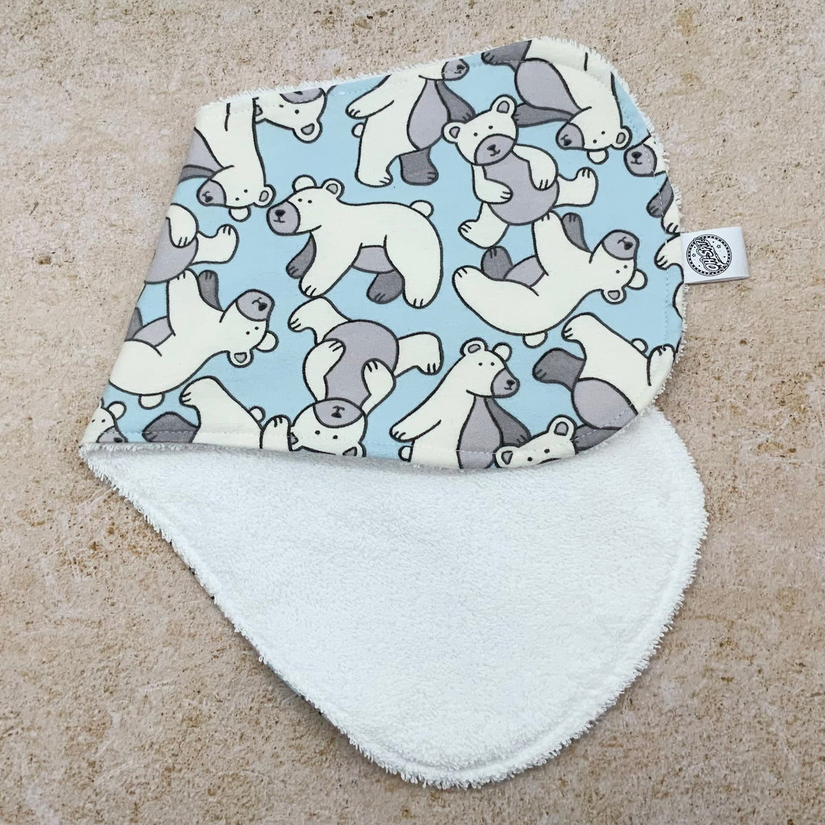 Polar Bear Burp Cloths