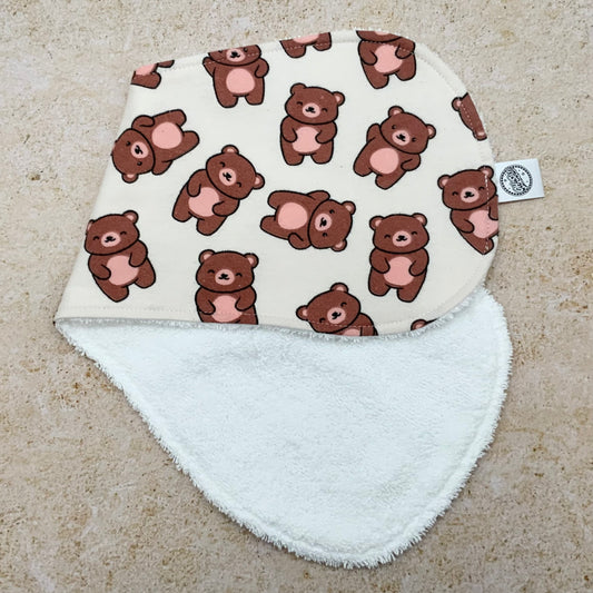 Teddy Bear Burp Cloths