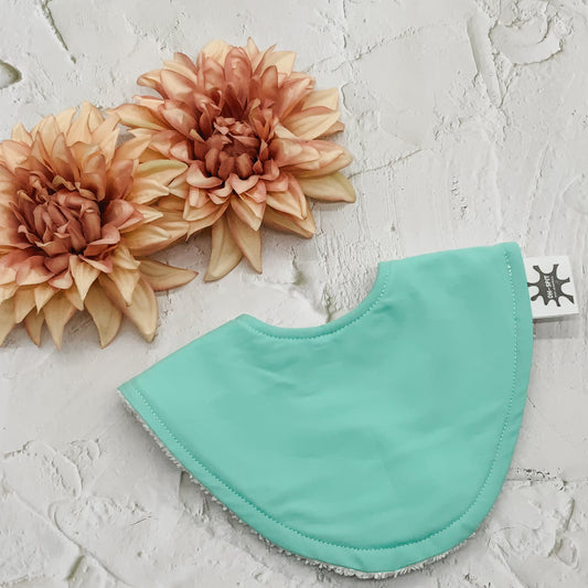 Seafoam Mint Dribble Bib
