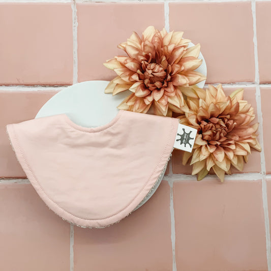Petal Pink Dribble Bib