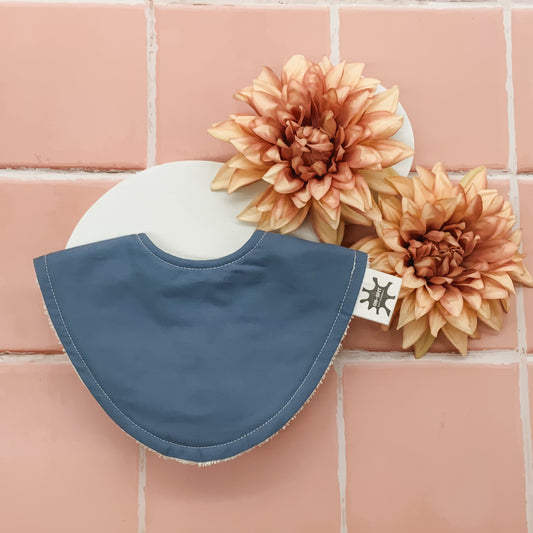 Steel Blue Dribble Bib