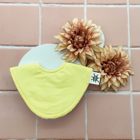 Lemon Yellow Dribble Bib