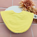Load image into Gallery viewer, Lemon Yellow Dribble Bib
