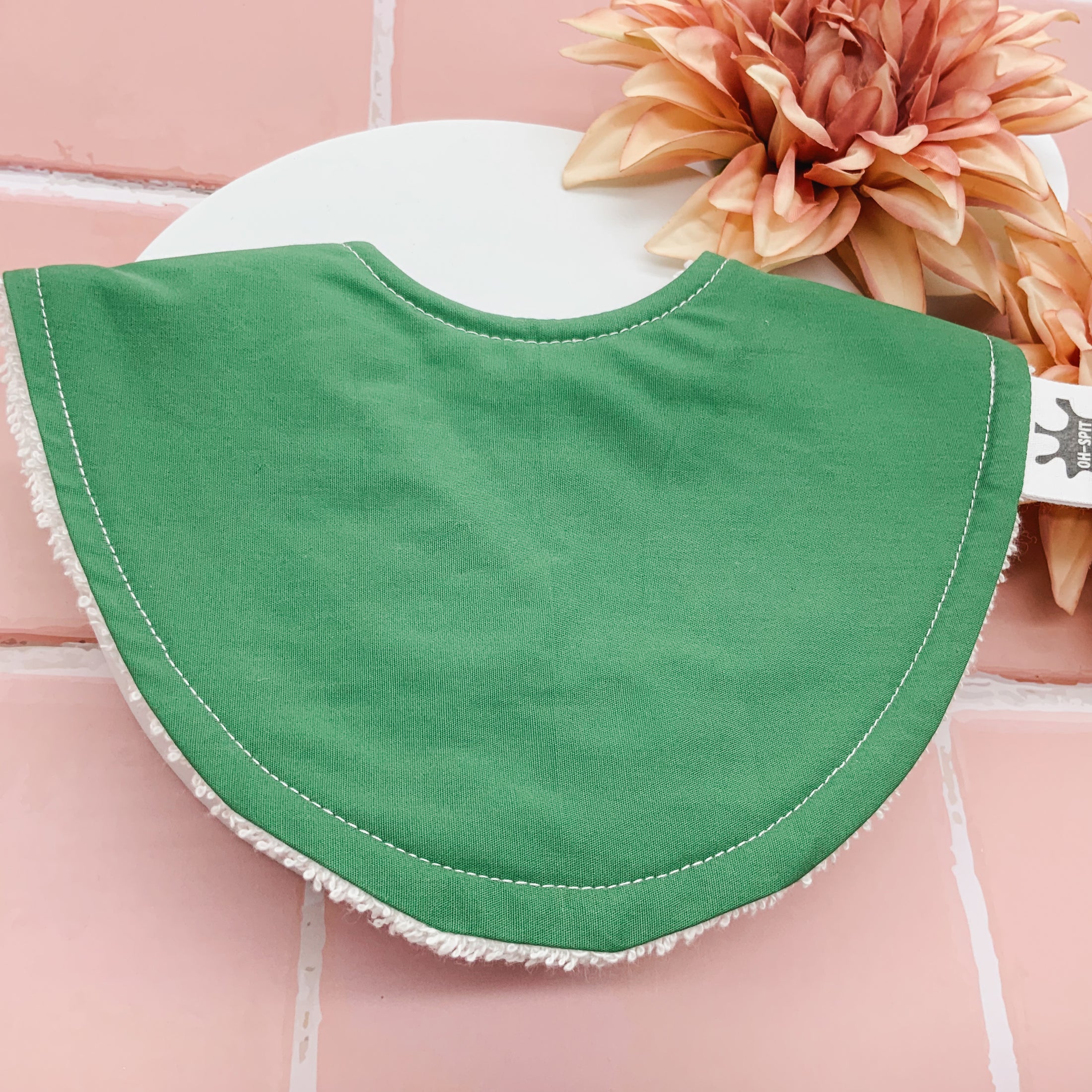 Hunter Green Dribble Bib