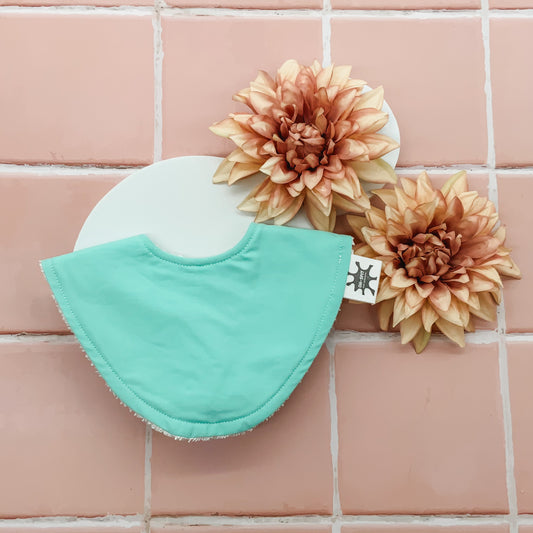 Seafoam Mint Dribble Bib