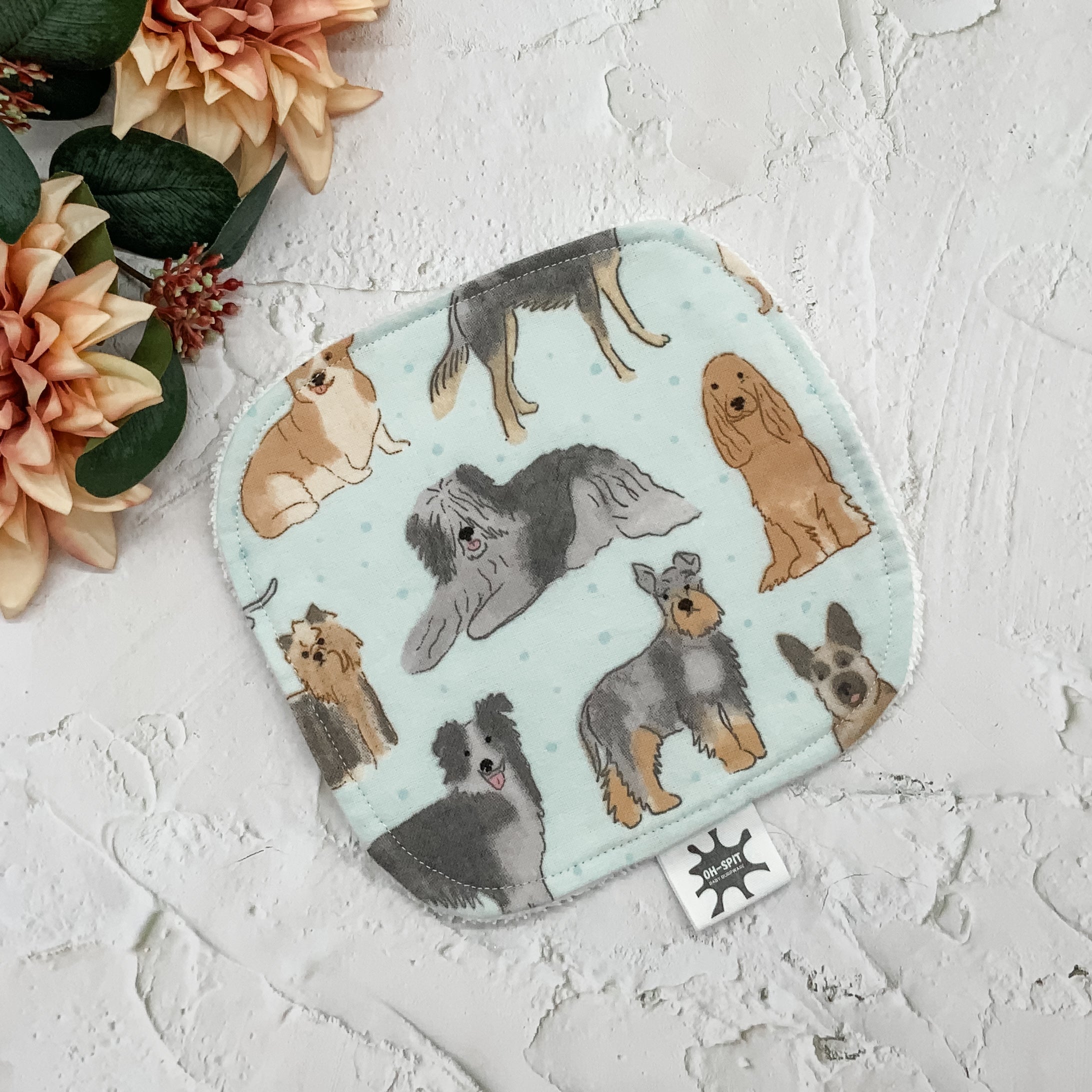 Washcloth - Blue Pooches