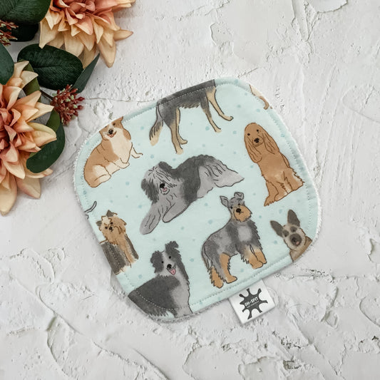 Washcloth - Blue Pooches