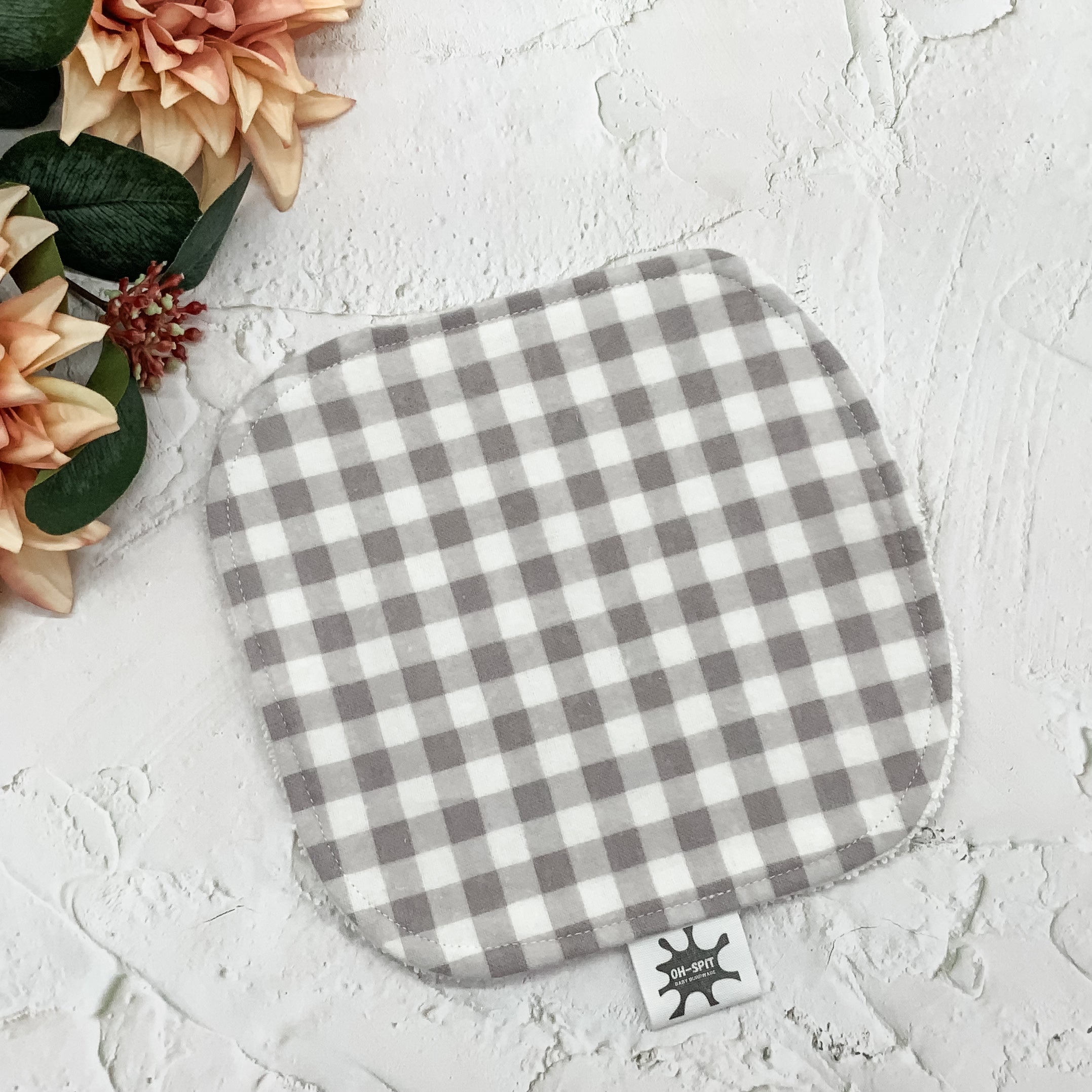 Washcloth - Dusk Grey Gingham
