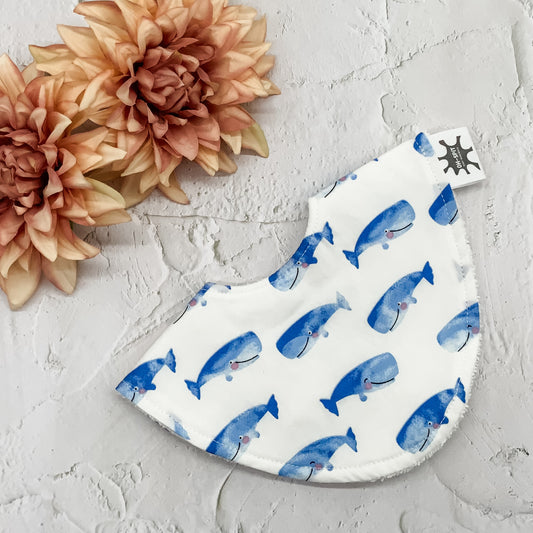 Whale of a Time Signature Bib