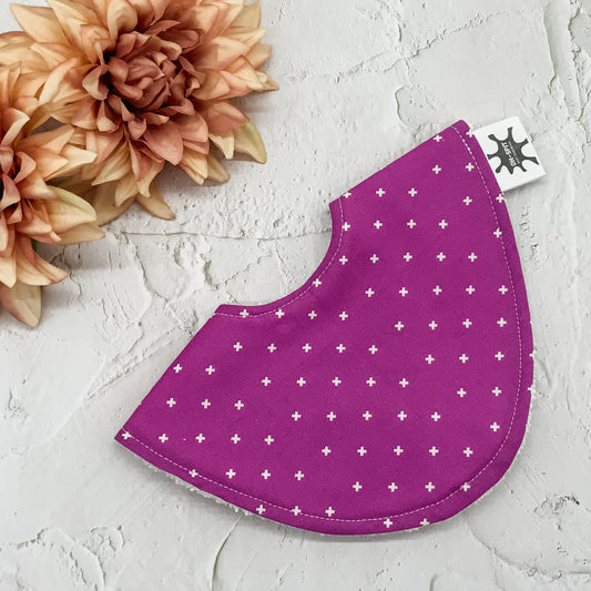 Fuchsia Kisses Signature Bib