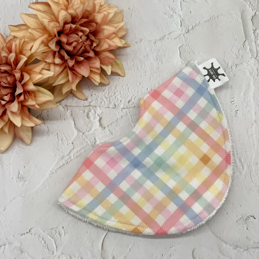 Pastel Rainbow Gingham Signature Bib